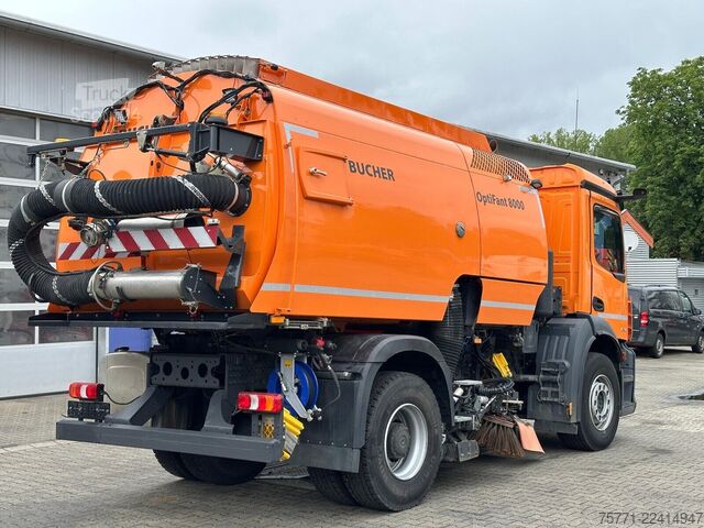 Cestna čistilnica Mercedes-Benz ACTROS 1830 4x2 EURO6 ZAMIATARKA BUCHER OPTIFAN...