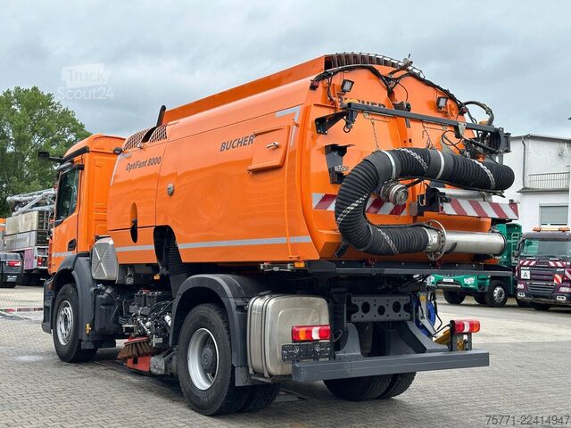 Cestna čistilnica Mercedes-Benz ACTROS 1830 4x2 EURO6 ZAMIATARKA BUCHER OPTIFAN...