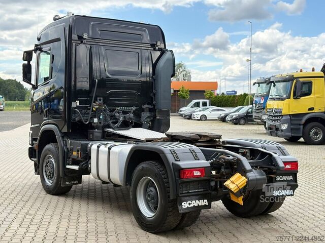 Scania R450 XT 4x4 EURO6 vilkikas su išvertimo hidraulika Scania R450 XT 4x4 EURO6 CIĄGNIK SIODŁOWY Z HYDRAULIKĄ...