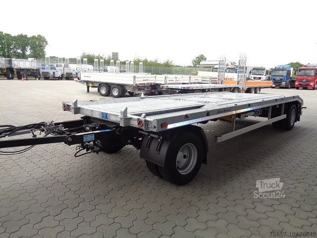 Lågbyggd trailer MÜLLER-MITTELTAL 18t. Kombi, Abroller Absetzer Tieflader, Parabel