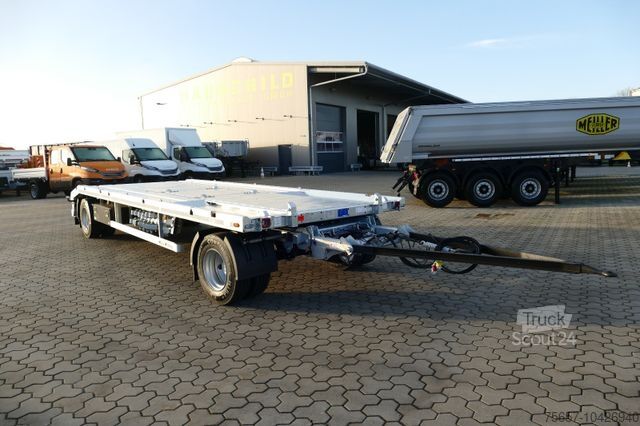 Lågbyggd trailer MÜLLER-MITTELTAL 18t. Kombi, Abroller Absetzer Tieflader, Parabel