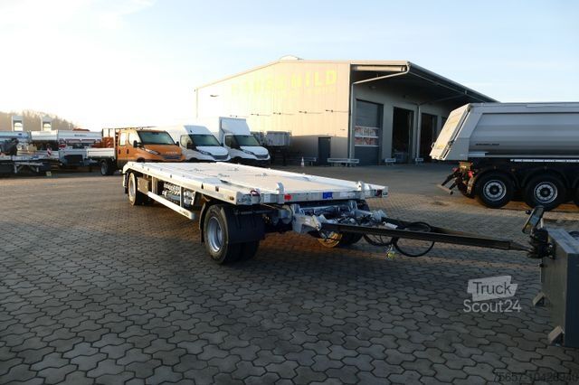 Lågbyggd trailer MÜLLER-MITTELTAL 18t. Kombi, Abroller Absetzer Tieflader, Parabel