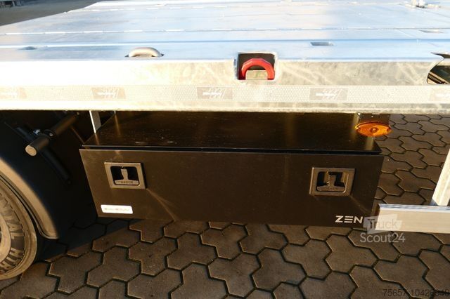 Lågbyggd trailer MÜLLER-MITTELTAL 18t. Kombi, Abroller Absetzer Tieflader, Parabel