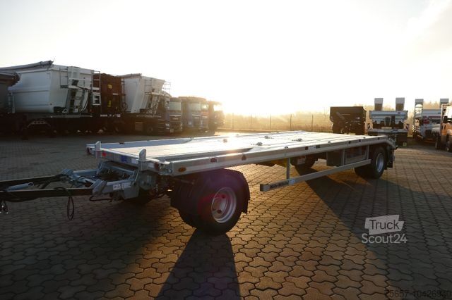 Lågbyggd trailer MÜLLER-MITTELTAL 18t. Kombi, Abroller Absetzer Tieflader, Parabel