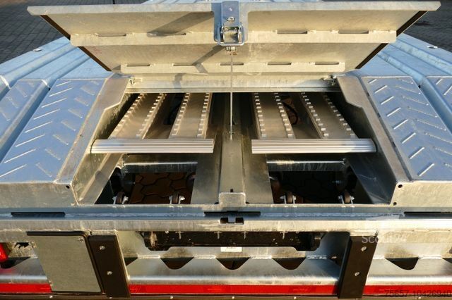 Lågbyggd trailer MÜLLER-MITTELTAL 18t. Kombi, Abroller Absetzer Tieflader, Parabel