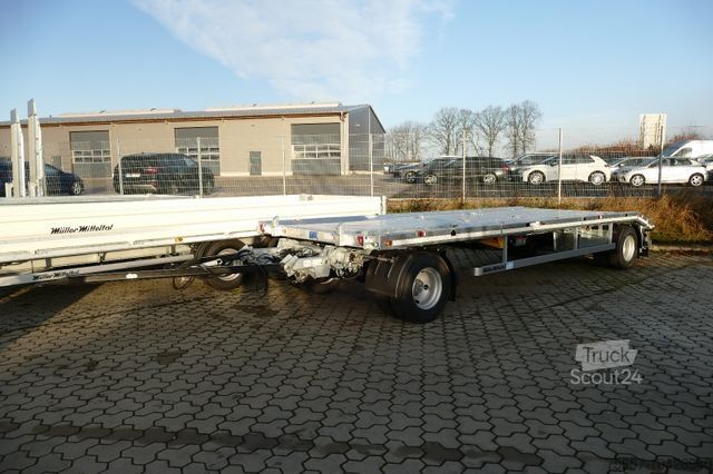 Lågbyggd trailer MÜLLER-MITTELTAL 18t. Kombi, Abroller Absetzer Tieflader, Parabel