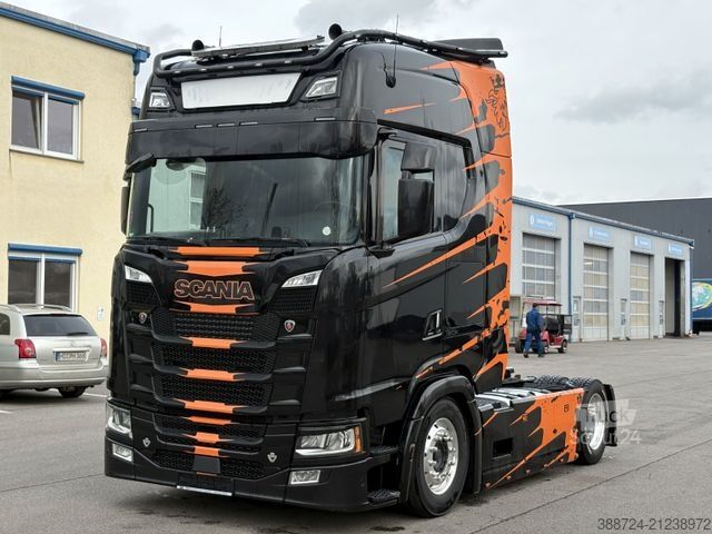 Standard tractor unit SCANIA S580*Topline*Retarder*Vollspoiler*Navi*Standklim
