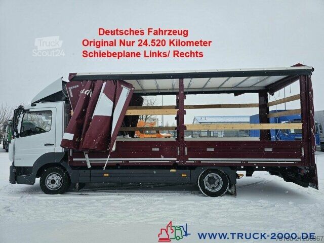 Curtain sider van Mercedes-Benz Atego 818 Schiebeplane L.- R. Original 24.500KM