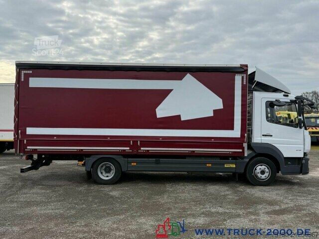 Curtain sider van Mercedes-Benz Atego 818 Schiebeplane L.- R. Original 24.500KM