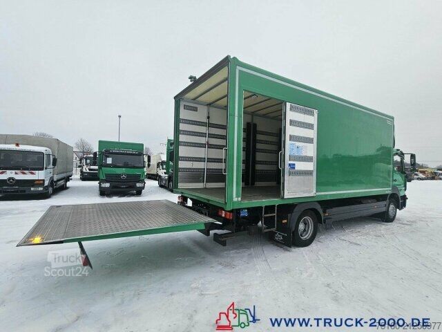 Kutu kamyonu Mercedes-Benz Atego 1524 Koffer 6.60m Seitentür LBW 2.000 Kg.