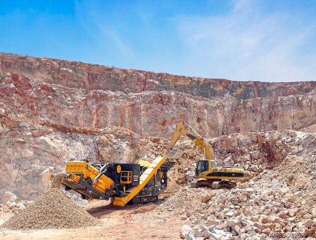 Kruszarka FABO crusher 450-500 TPH Tracked Impact Crusher