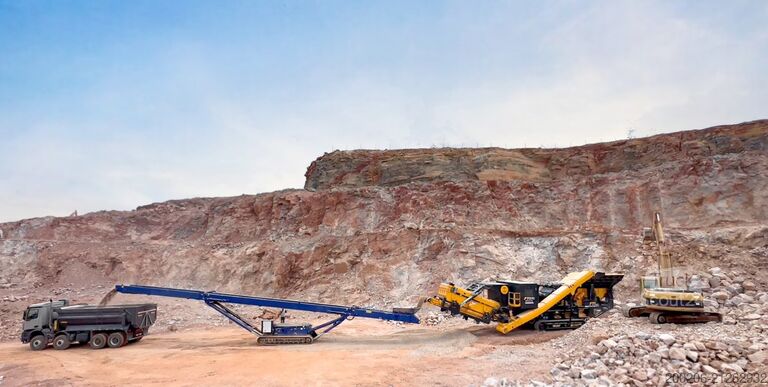 Kruszarka FABO crusher 450-500 TPH Tracked Impact Crusher