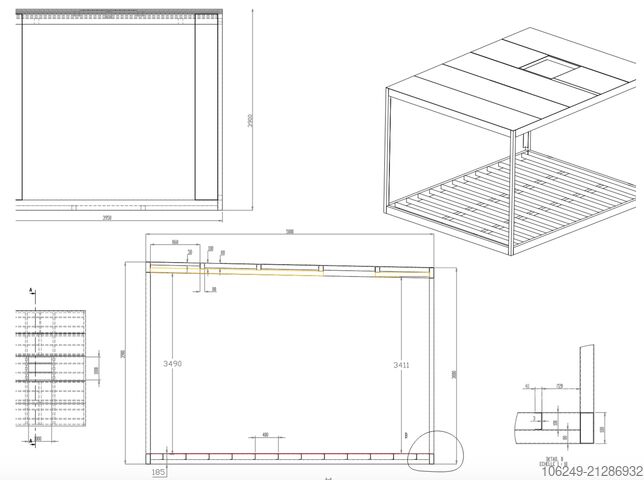 Værkstedskontainer  Werkstattcontainer Office Container