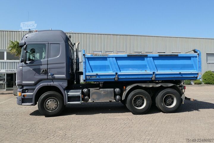 Самосвал SCANIA R 580 6x4, Meiller, Bordmatik, Klima, Hydr. AHK