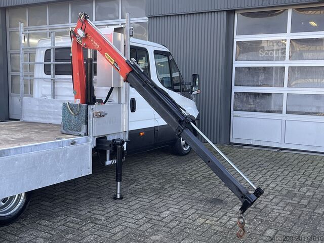Camião plataforma com grua Iveco Daily 35C17 3.0 410 170PK Automaat Himatic Palf...