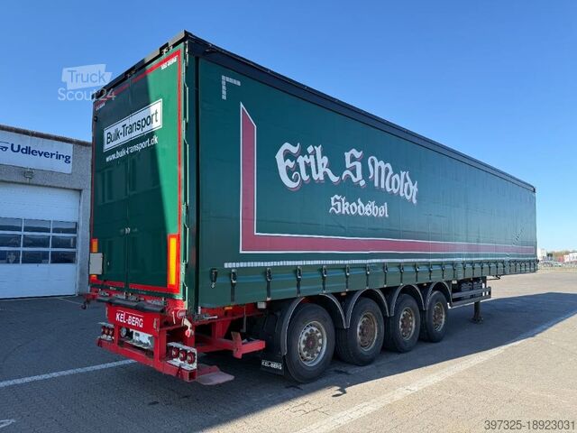 Bâches coulissantes Kel-Berg 4-Axle Curtainsider/Planenauflieger/Gardintrailer