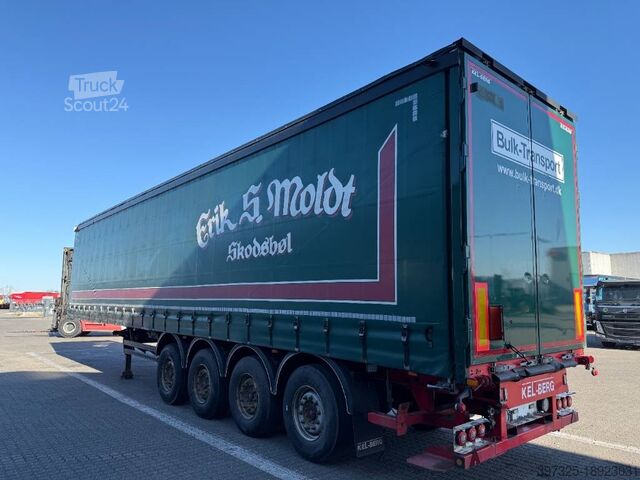 Bâches coulissantes Kel-Berg 4-Axle Curtainsider/Planenauflieger/Gardintrailer