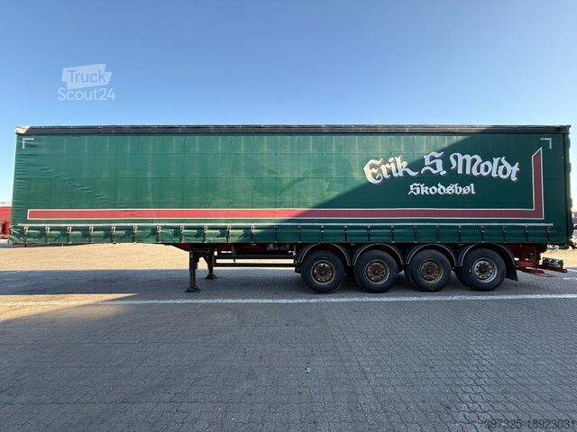 Bâches coulissantes Kel-Berg 4-Axle Curtainsider/Planenauflieger/Gardintrailer