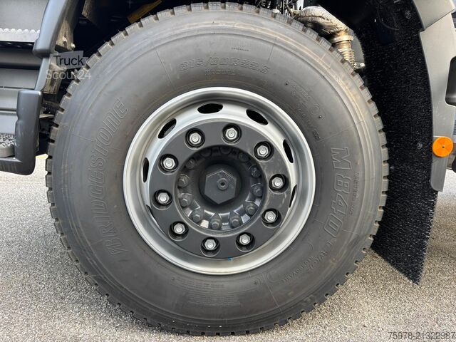 Camion cu macara și benă basculantă trilaterală Iveco Eurocargo 180E32