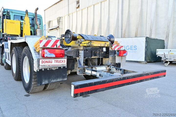 Камион с кука за контейнери MAN TGS35.400  E6 8x4 Pritarder Hiab Alu Felgen
