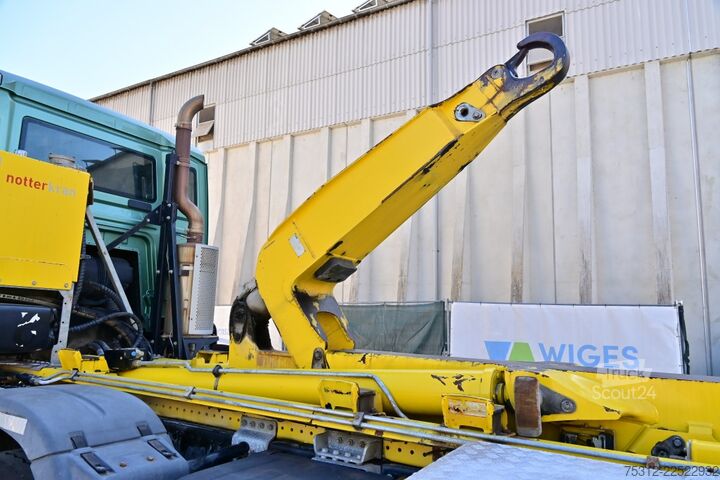 Камион с кука за контейнери MAN TGS35.400  E6 8x4 Pritarder Hiab Alu Felgen