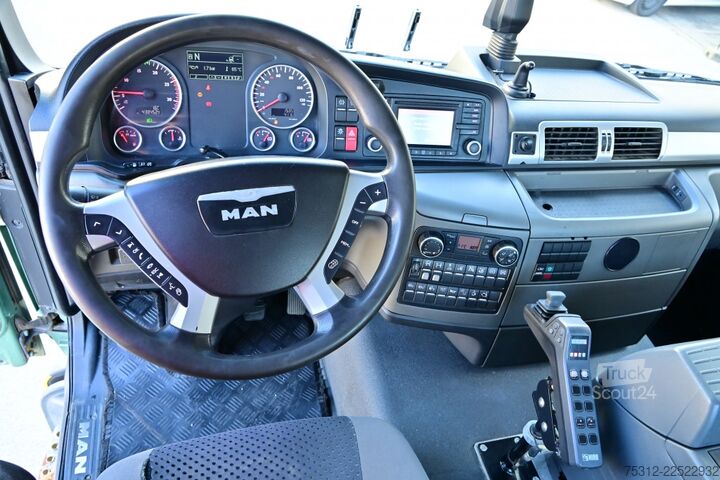 Камион с кука за контейнери MAN TGS35.400  E6 8x4 Pritarder Hiab Alu Felgen