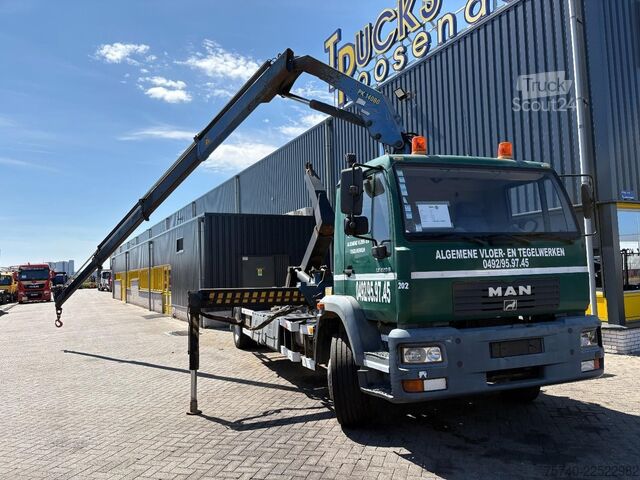 Kranwagen MAN LE 220 B + PALFINGER PK 14080 - 3X EXT + HAAKAR...