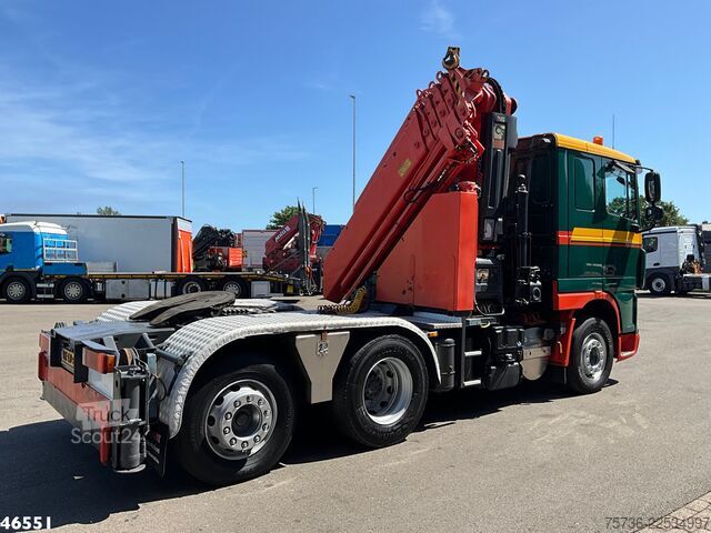 معيار SZM DAF FTN 105 XF 460 6x2 Manual Hiab 60 Tonmeter laak...