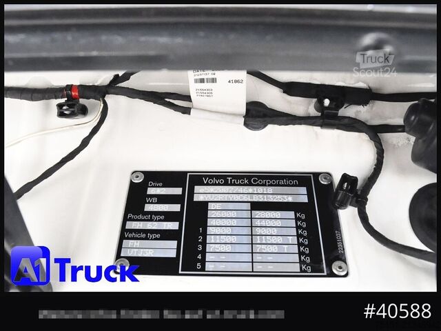 Lastbilchassis VOLVO FH 460 XL, Chassi Standklima, Lenkachse,