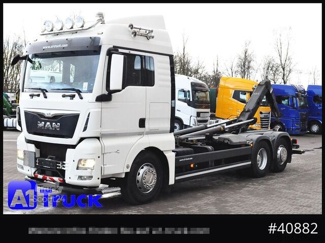 Kroghejselastbil MAN TGX 26,400 BL Meiller Funk, Lenkachse,