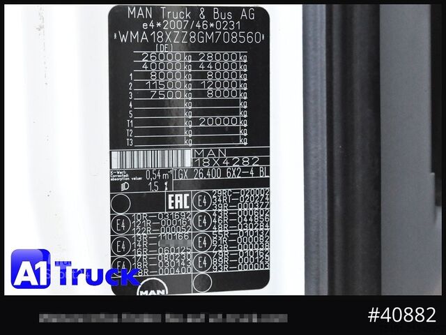 Kroghejselastbil MAN TGX 26,400 BL Meiller Funk, Lenkachse,