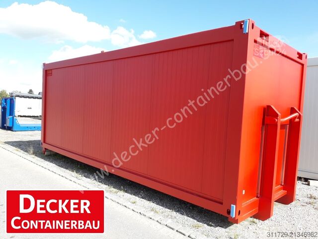 Lakókonténer Decker Containerbau Kombicontainer Feuerwehr, auf ABR