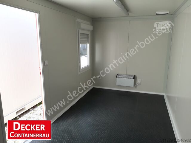 Lakókonténer Decker Containerbau Kombicontainer Feuerwehr, auf ABR