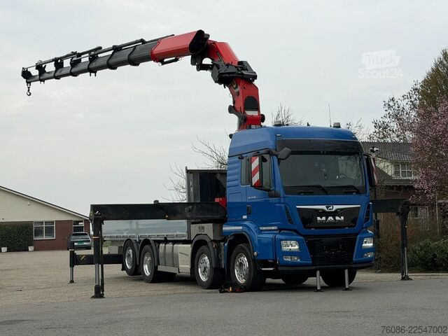 Ciężarówka z dźwigiem MAN TGS 35.510 8x2!!EURO 6 PALFINGER 58002 TEC LIER...