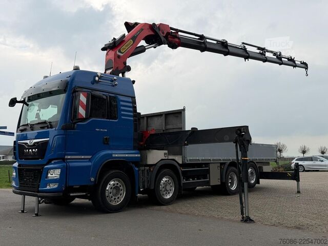 Ciężarówka z dźwigiem MAN TGS 35.510 8x2!!EURO 6 PALFINGER 58002 TEC LIER...