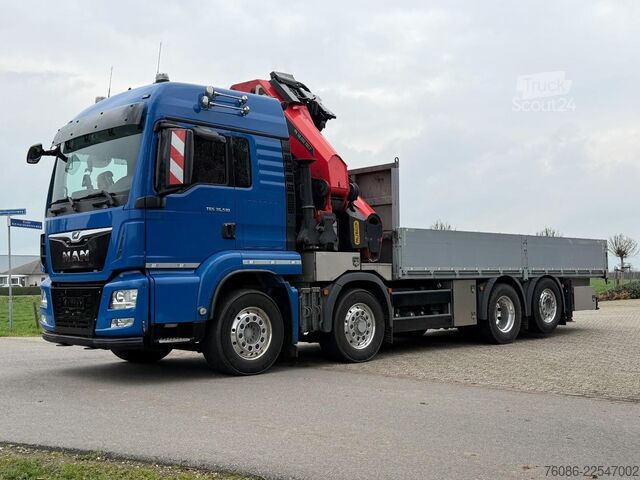 Ciężarówka z dźwigiem MAN TGS 35.510 8x2!!EURO 6 PALFINGER 58002 TEC LIER...