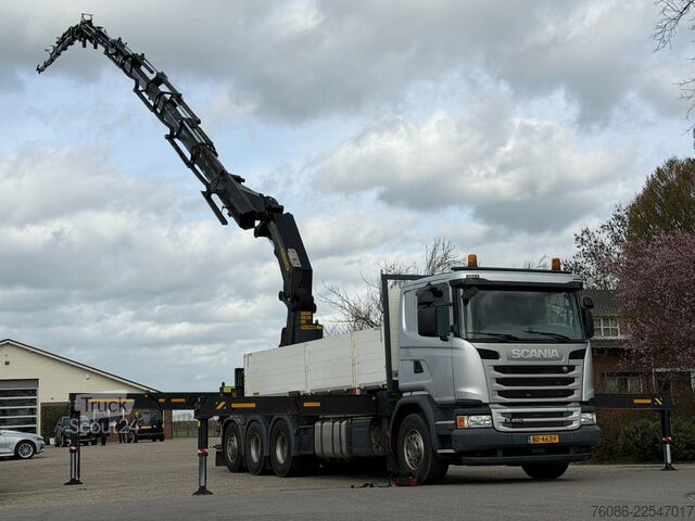 Krano sunkvežimis Scania G450 8x4 triple, PALFINGER PK92002 (92tm) FLYJI...