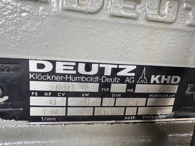 Remorcă  Bay Stromaggregat 35kVA 1.967h Deutz