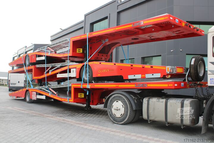 Autószállító félpótkocsi Lider 1 axle car carrier