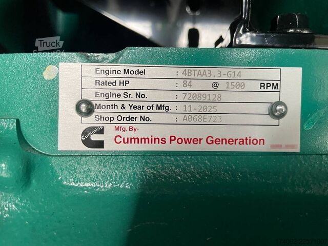 Ballast Cummins C66D5EQ - 66 kVA Generator - DPX-18507-Q