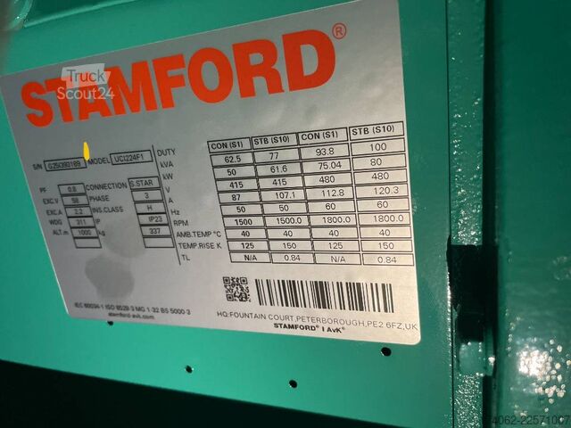 Ballast Cummins C66D5EQ - 66 kVA Generator - DPX-18507-Q