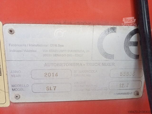 Mezcladora de concreto todoterreno Renault C