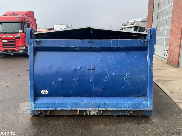Kontejner sa kukom Container 23m³ met Hydraulische milieukleppen 