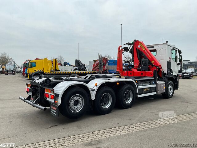 Sistema a braccio con gancio Renault C 460 Euro 6 8x4 Palfinger 19 Tonmeter laadkraan