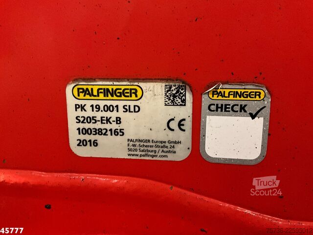 Sistema de braço de gancho Renault C 460 Euro 6 8x4 Palfinger 19 Tonmeter laadkraan