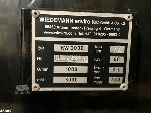 Veículo de aspiração Mercedes-Benz Actros 2641 Weidemann Reichhardt Combi 18m³