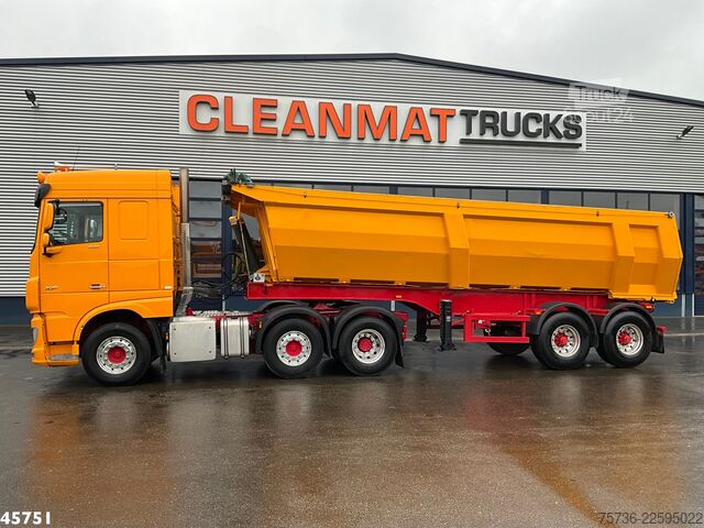 Standaard-SZM DAF FTG XF 530 6x2 Euro 6 ZF Intarder Kiphydrauliek...