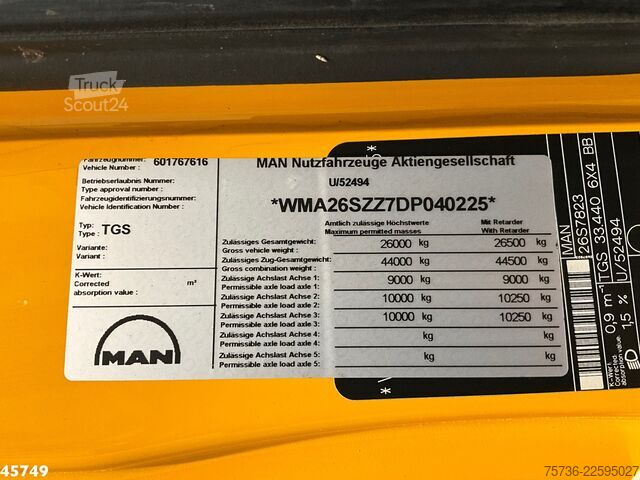 Система за рамо с кука Man TGS 33.440 6x4 ZF Intarder Manual Full steel 21...