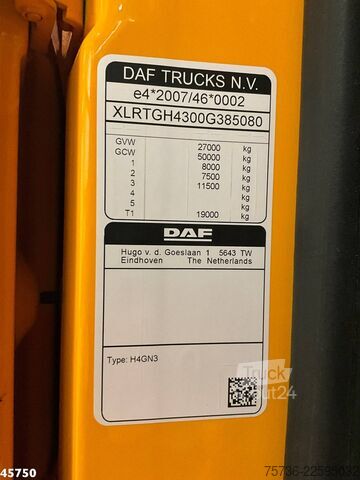 Estándar-SZM DAF FTG XF 530 6x2 Euro 6 ZF Intarder Kiphydrauliek