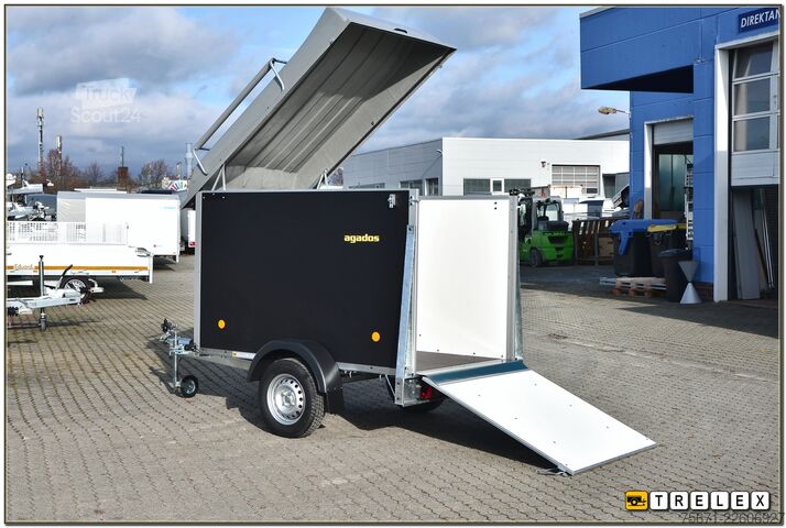 Rimorchio per auto Agados VZ26-O N1 750 kg Rampe und Deckel